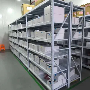 White Warehouse Storage Rack Solution