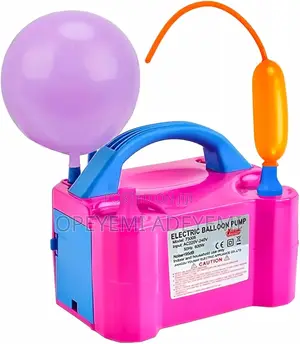 Pink Electric Balloon Pump