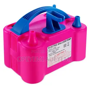 Pink Electric Balloon Pump