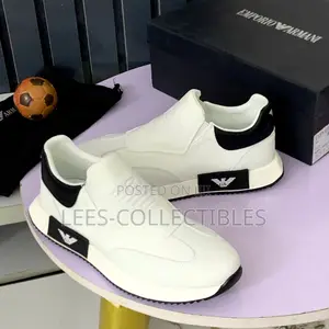 Top Quality Emporio Armani Laceless Sneakers