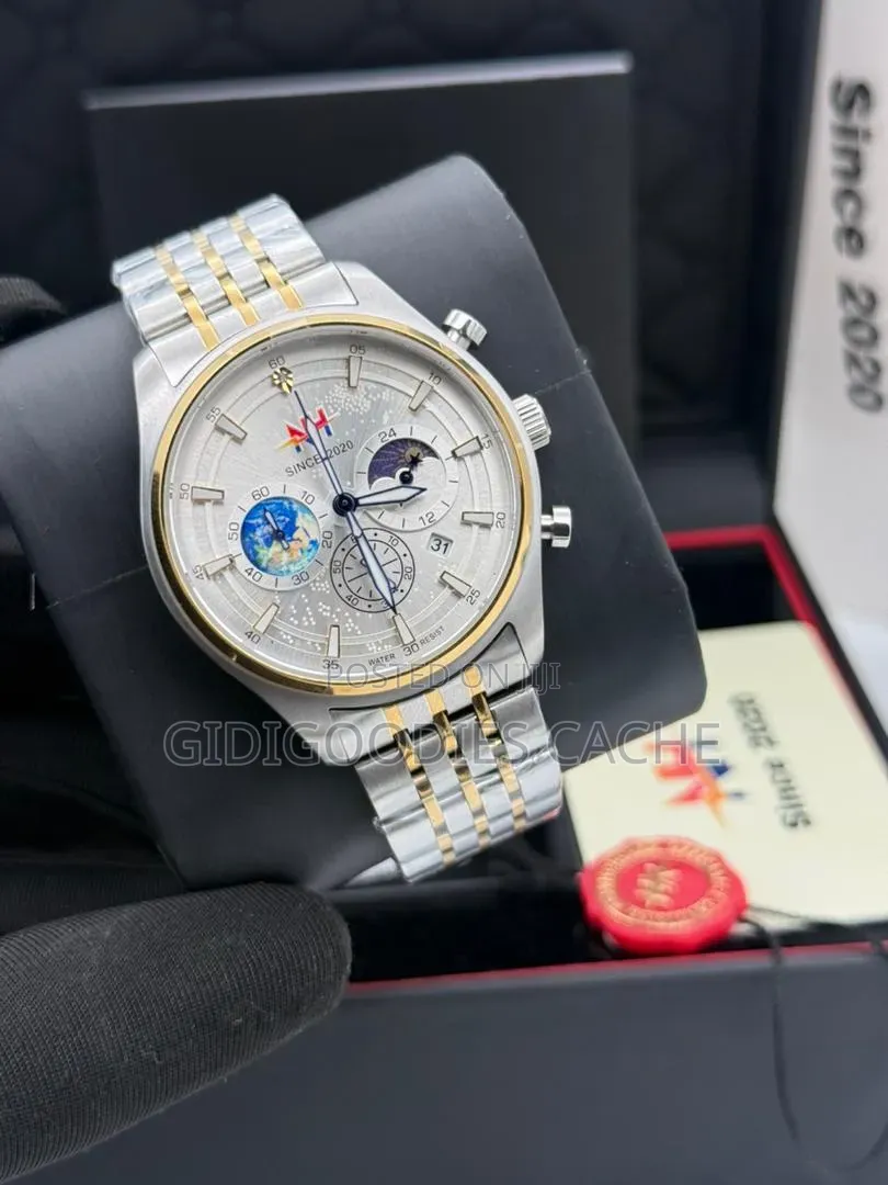 Men's Luxury Multi-Function Chronograph Analog Watch