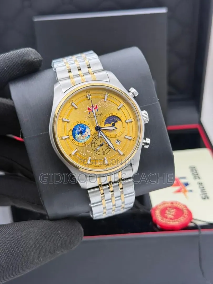 Men's Luxury Multi-Function Chronograph Analog Watch