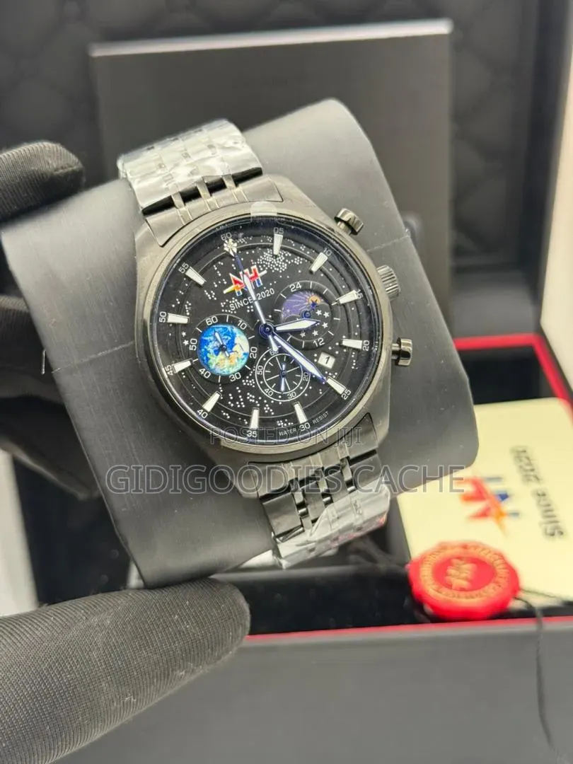 Men's Luxury Multi-Function Chronograph Analog Watch