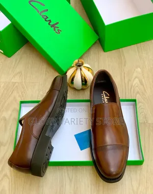 Elegant Men’S Brown Leather Slip-on Corporate Shoes