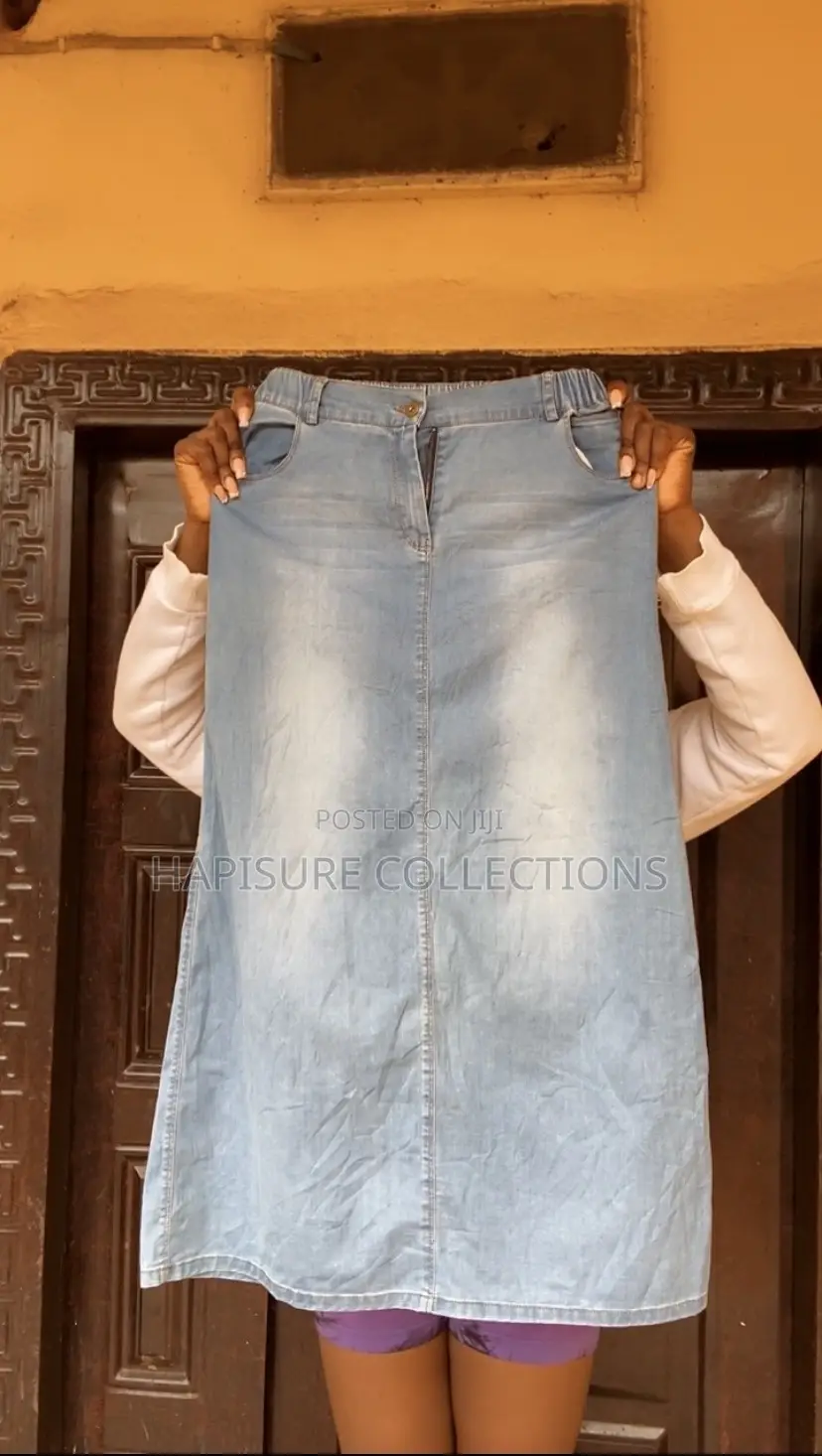 Denim Maxi Skirt