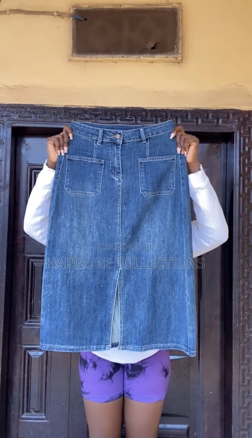 Denim Maxi Skirt