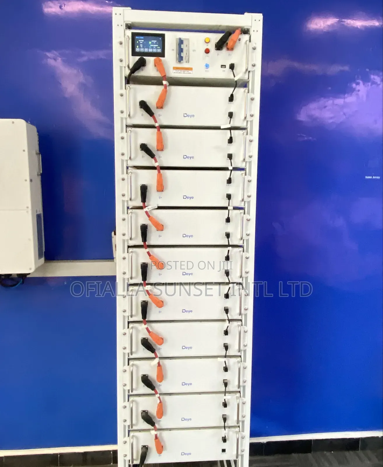 60kwh High Voltage Deye Lithium Battery