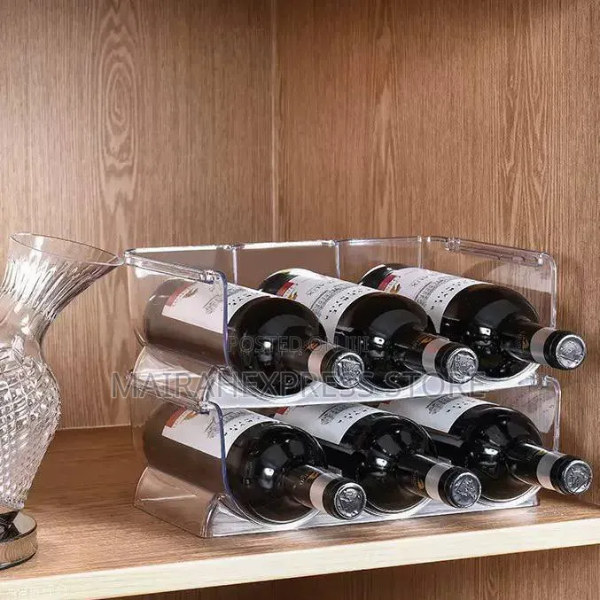 Stackable Wine Storage Display Rack (3 Units) T2mm7