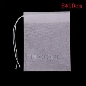 Big Size Empty Tea Bags With Drawstrings, 100 PCS Per Pack,