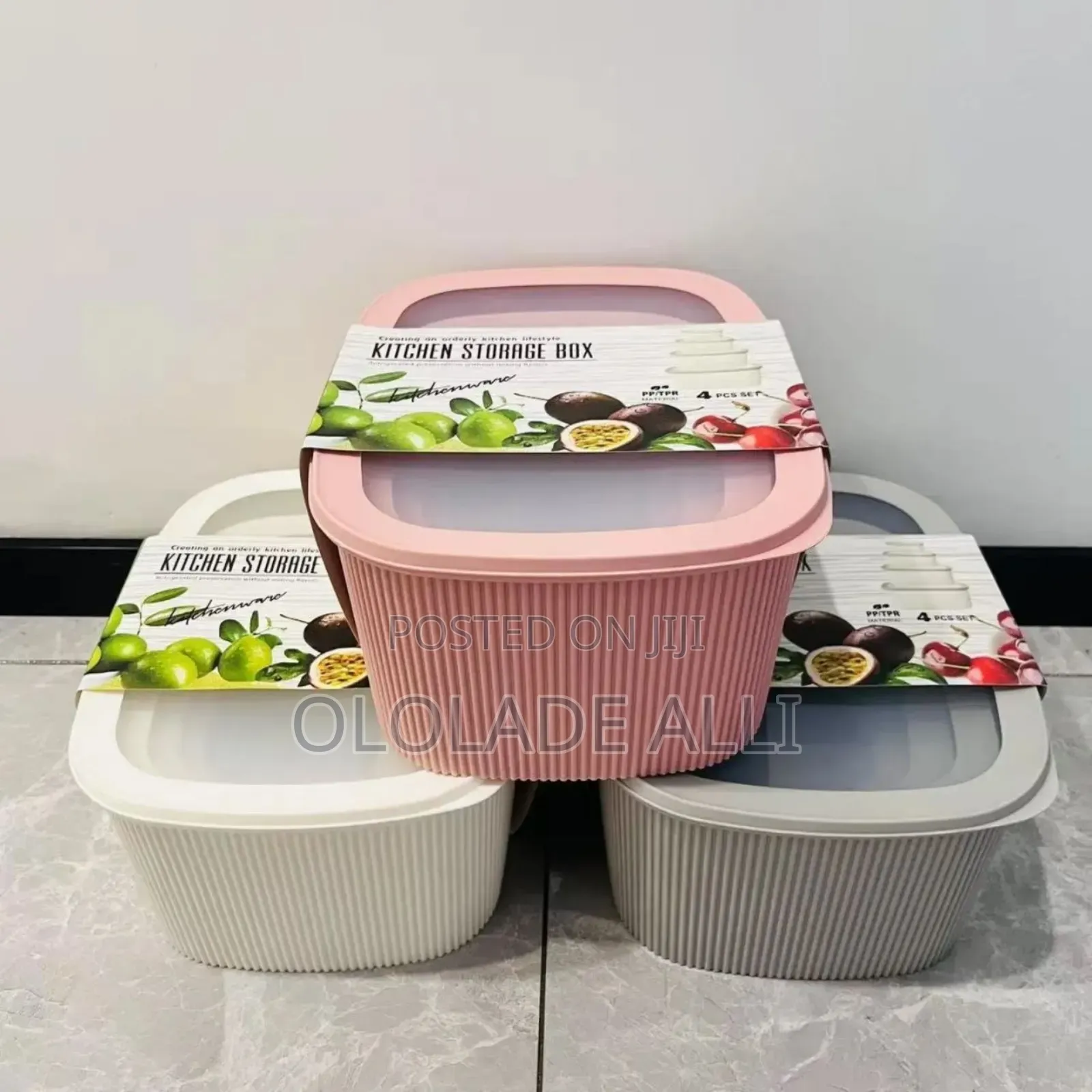 4pcs Food Storage Containers