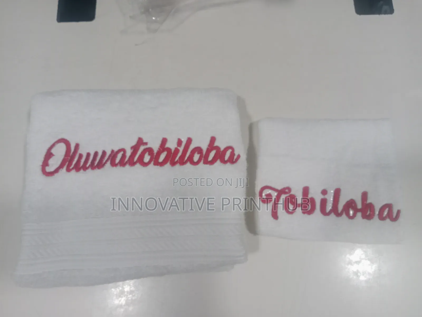 Towel Monogram Printing