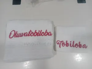 Towel Monogram Printing