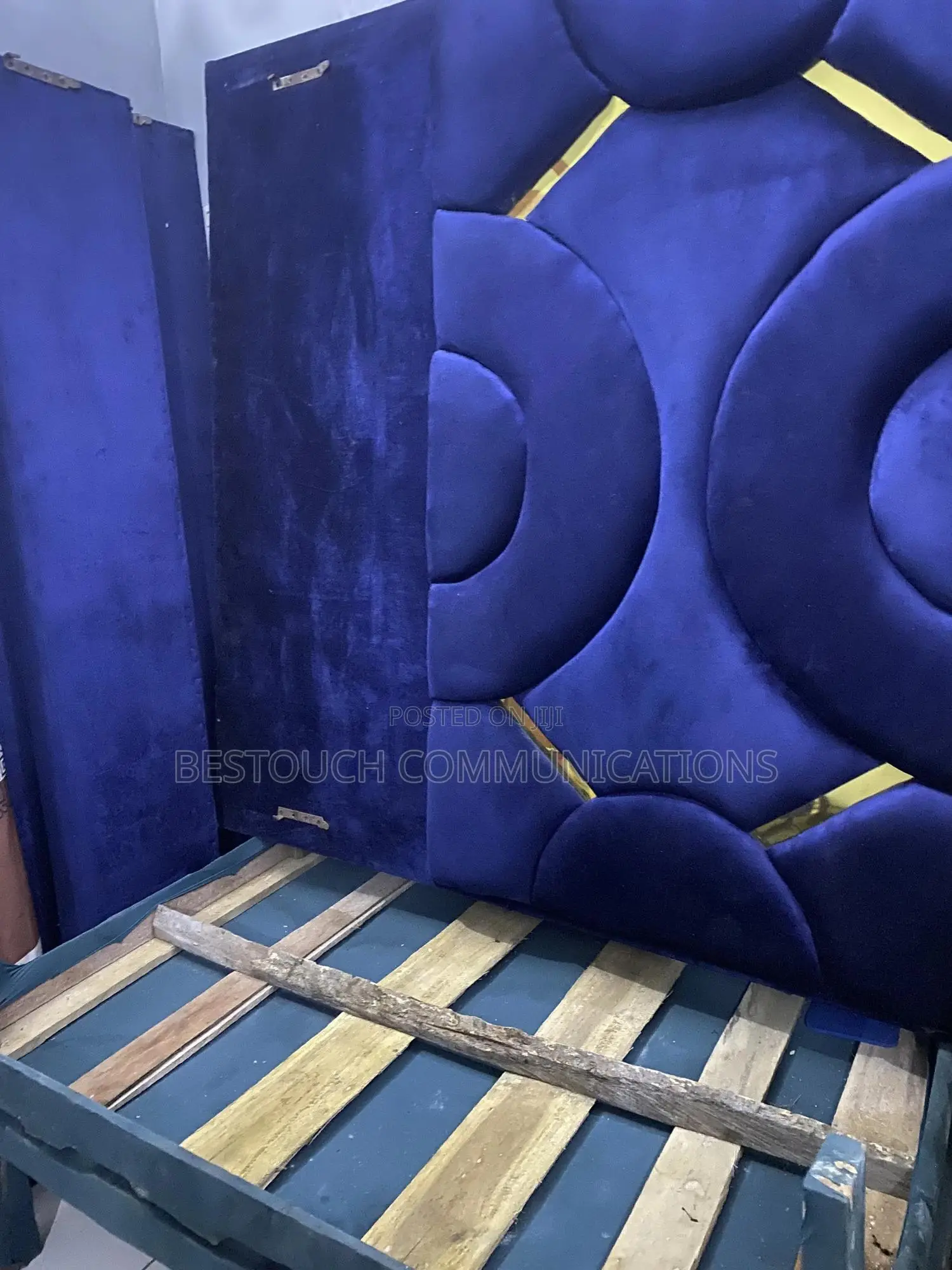 Bed Frame Royal Blue Color 4by6