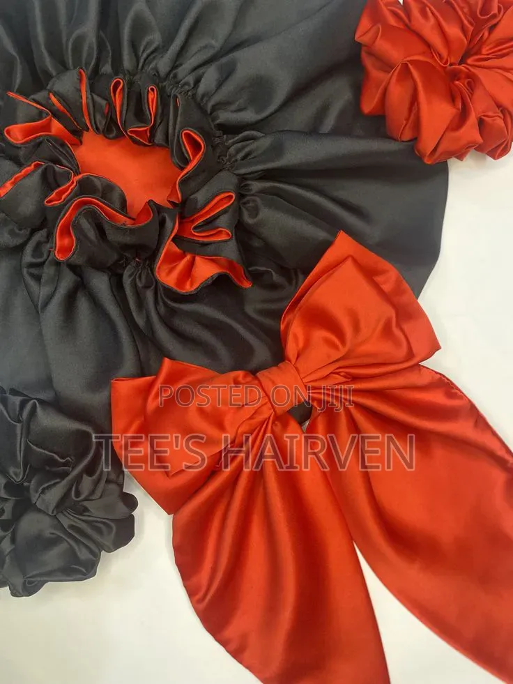 Satin Hair Bonnets Combo