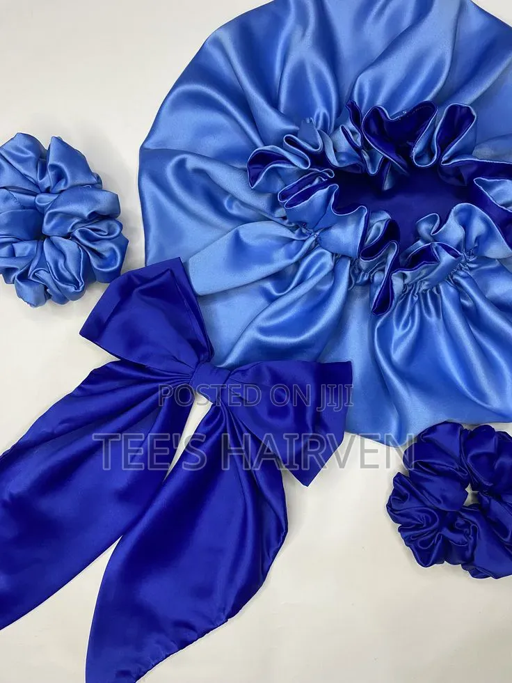 Satin Hair Bonnets Combo