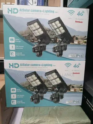 Ai Solar Camera + Lighting 2 In1 With Multiple Lens
