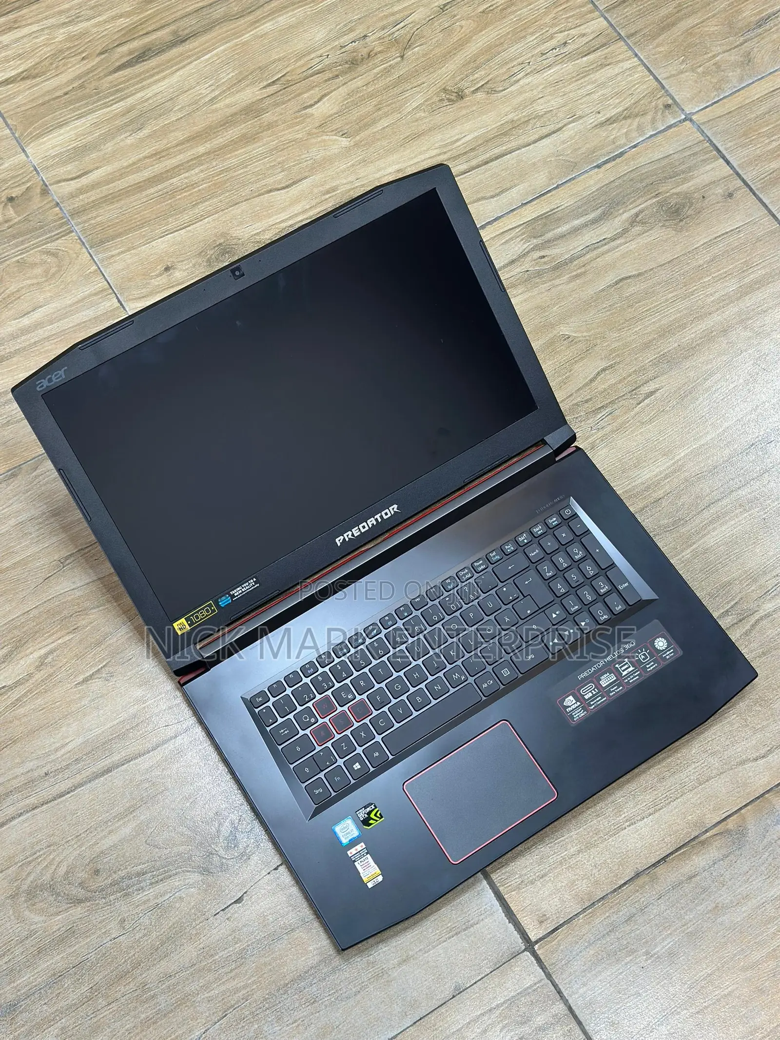 Laptop Acer Predator Helios 300 16GB Intel Core i7 SSD 512GB