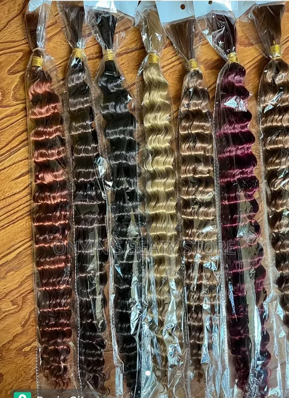 Human Hair Deepwave Boho Curls Extension