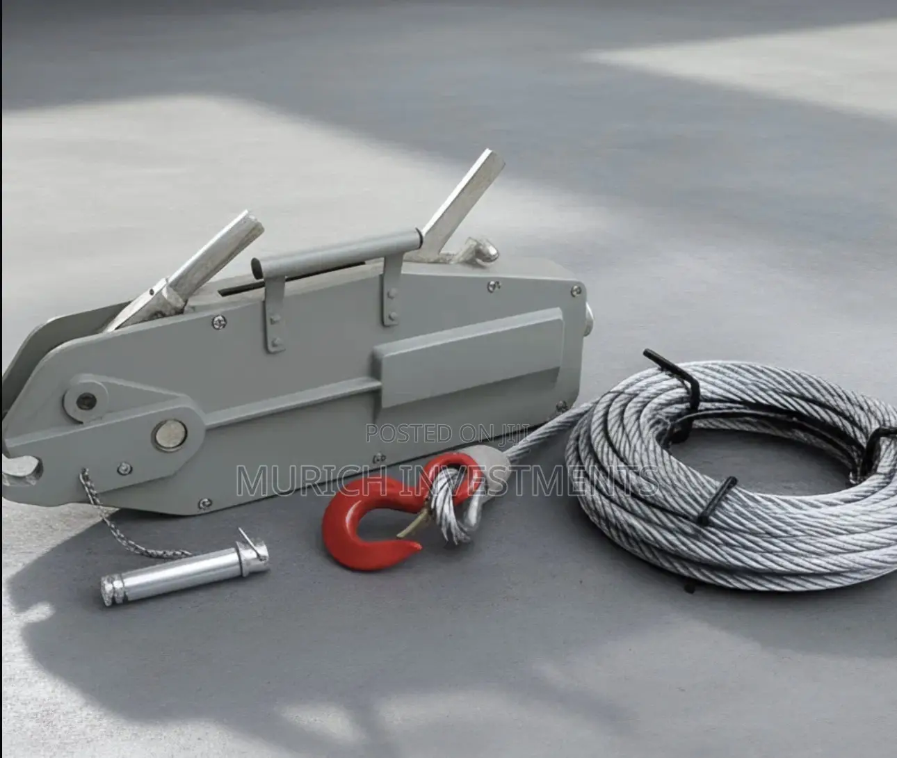 1.6 Ton × 20 Meter Tirfor Jack Wire Rope Pulling Winch Cable Puller