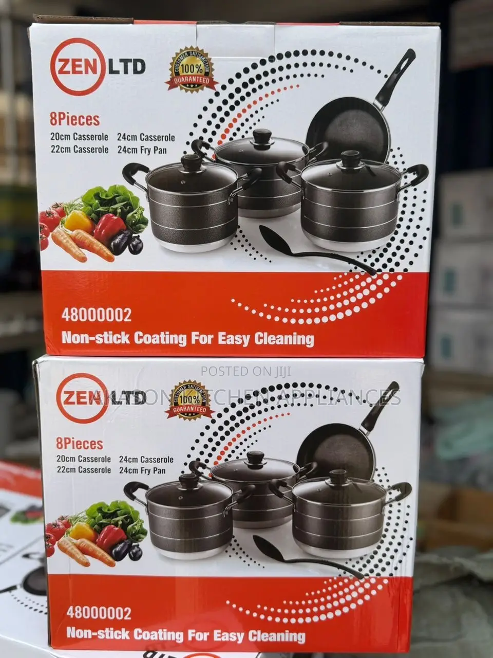 8pcs Zen Nonstick Pot