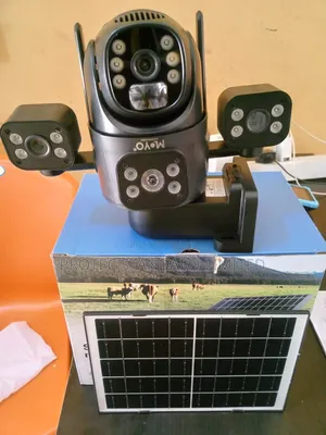 Solar PTZ 4 Lens CCTV Camera
