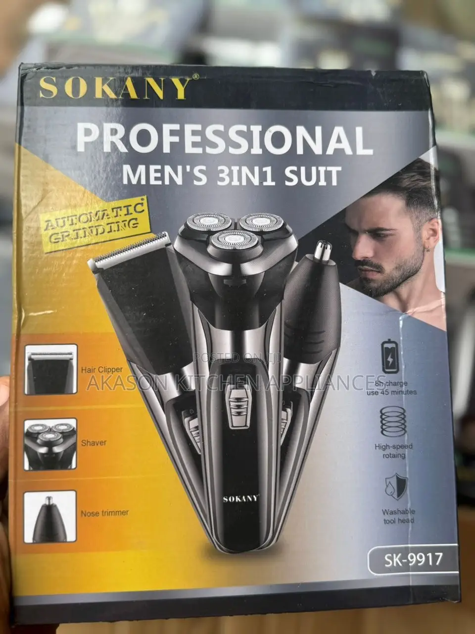 3 In 1 Professional Men’S Suit Clipper