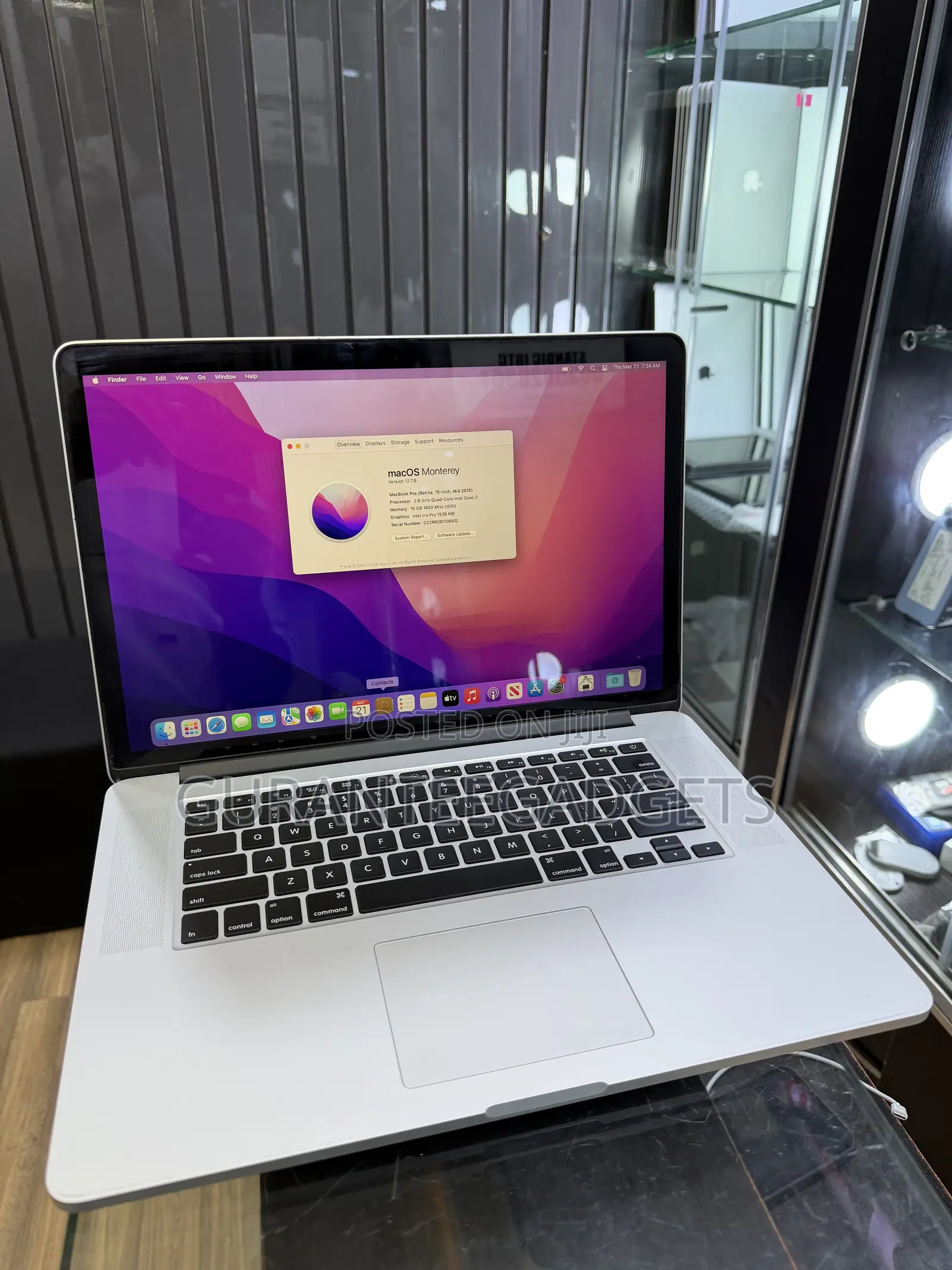 Laptop Apple MacBook Pro 2015 16GB Intel Core i7 SSD 1T