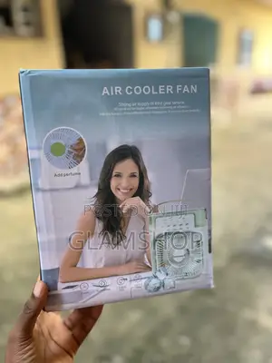 Mini Mist Ac Air Cooler Table Fan With Led (Non Rechargeable)