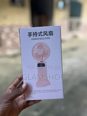 Portable Hand Held Fan With Digital Display