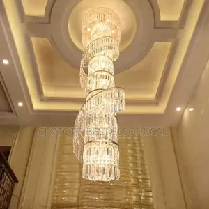 Crystal Staircase Luxurious Light