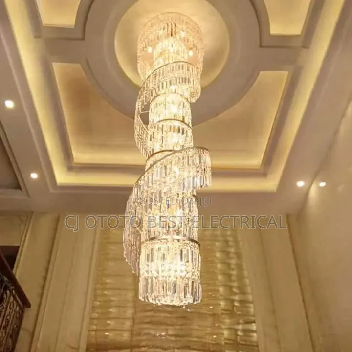 Crystal Staircase Luxurious Light