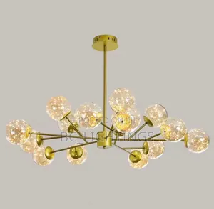 Nordic Living Room Bedroom Dining Room Decor Hanging Lamps Glass
