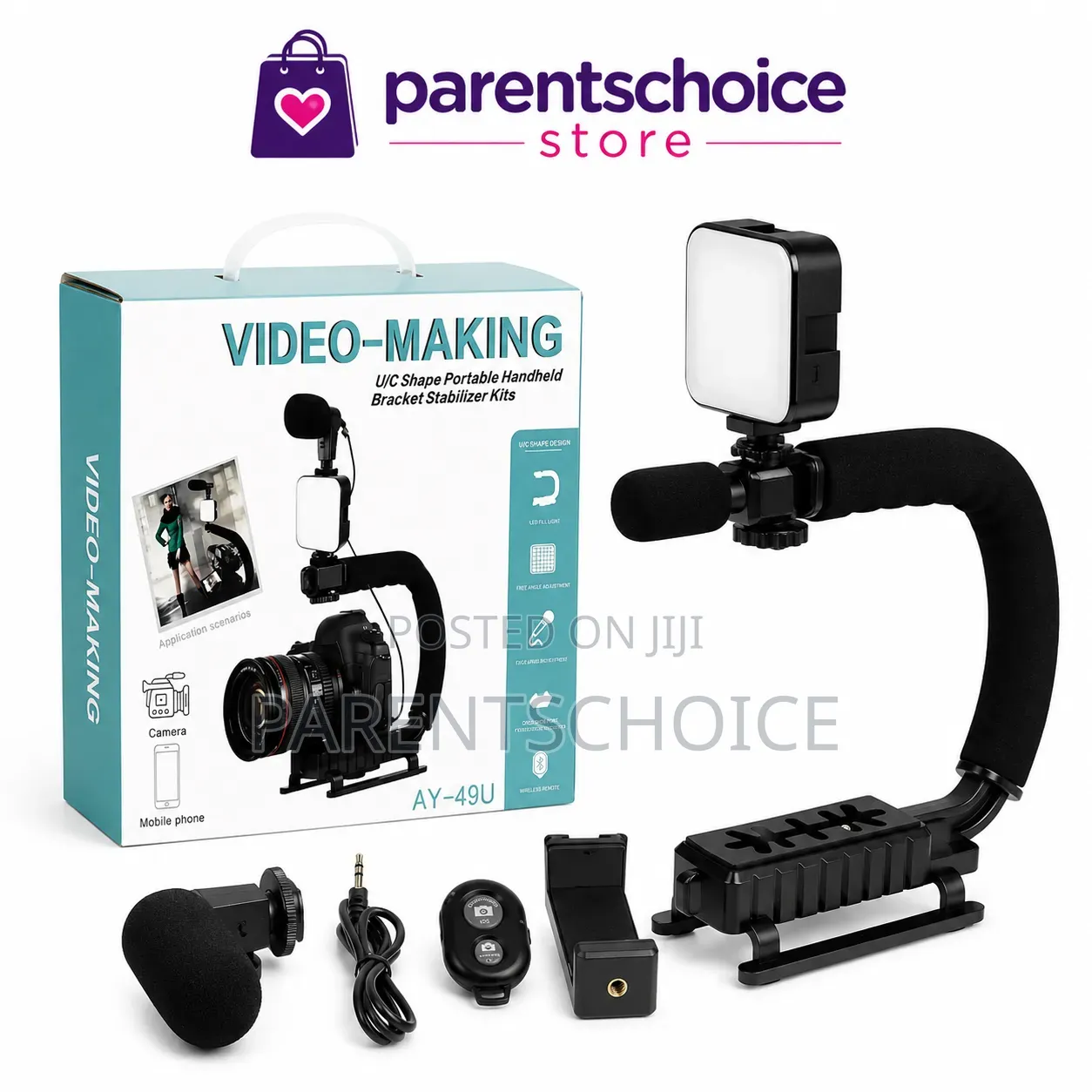 U Shaped Video Making Handheld Stabilizer Kit