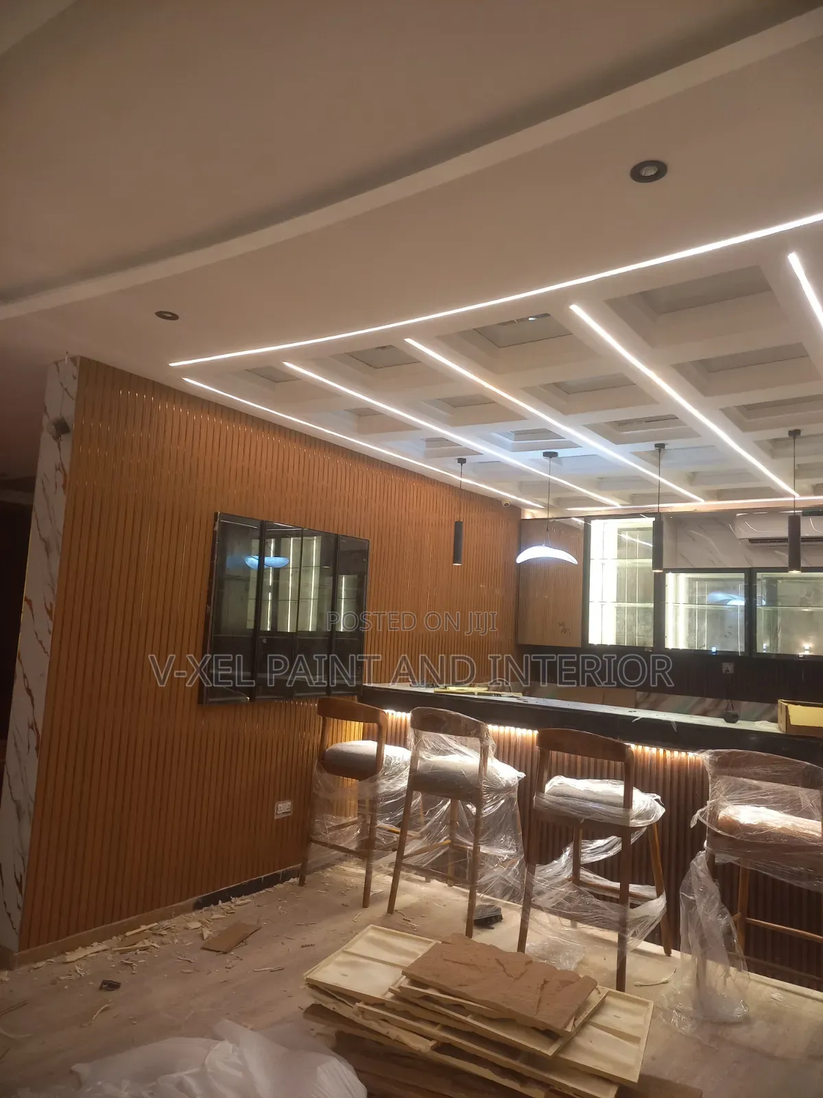 Luxury Professional Flutted Panel Installation.