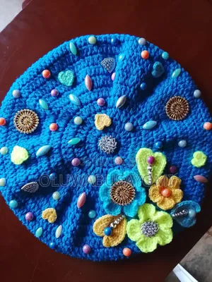 Embellished Beret And Crochet Beret,Turban Cap, Braided Hairband .