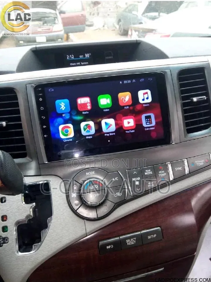 2012 Sienna Android Screen
