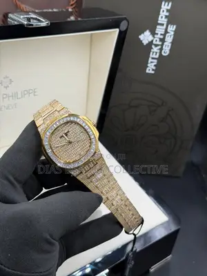 Luxury Automatic Patek Watch With Full Stone