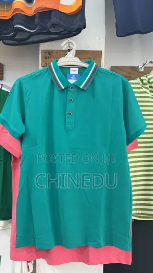 Unisex Feina Tipped Collar Polo Shirt