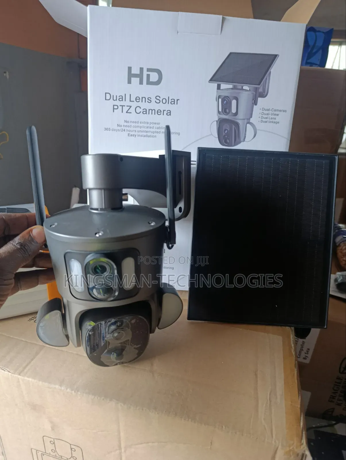 8mp Hd Dual Len Solar Camera