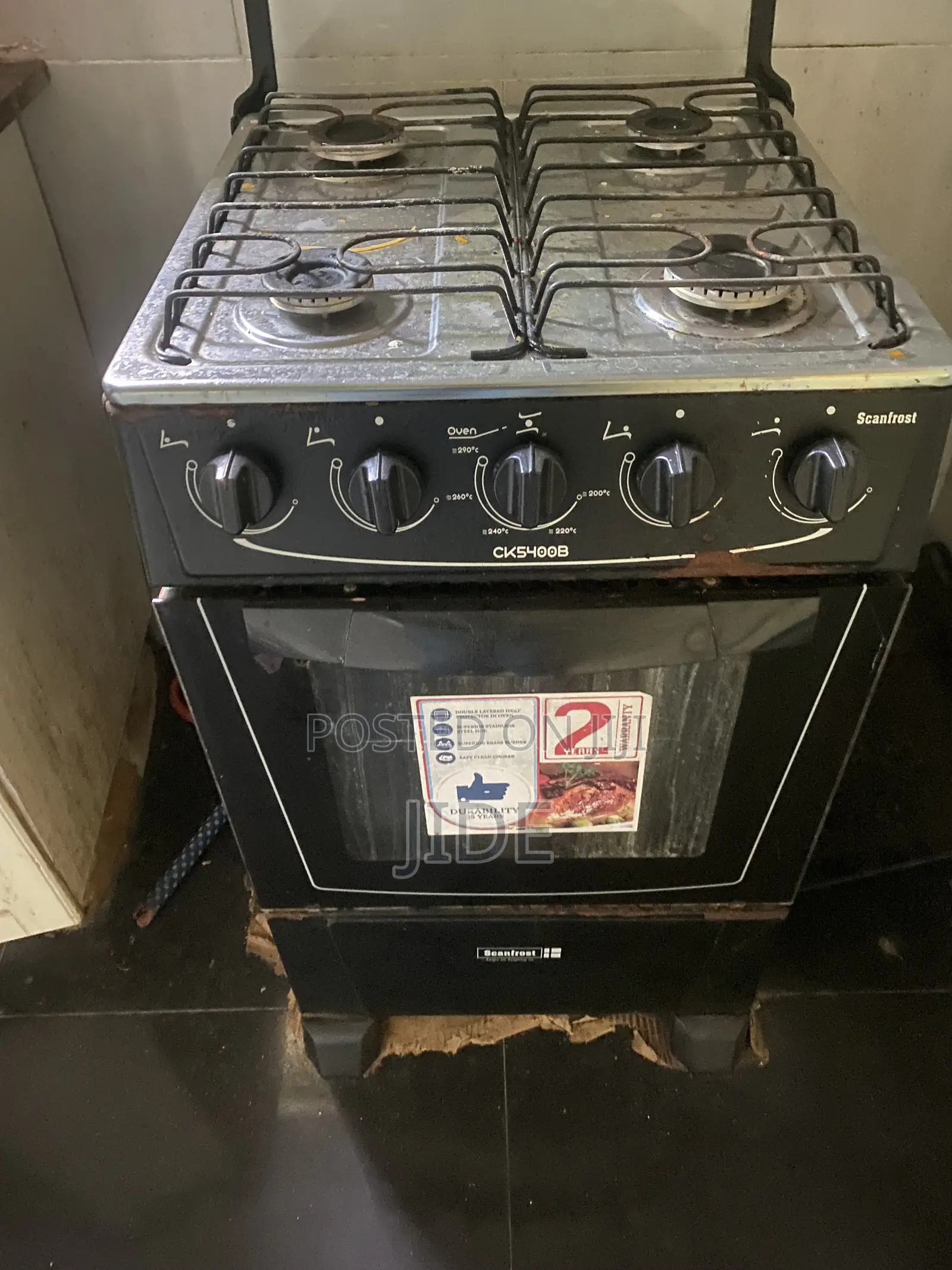 Standing Burner Scanfrost