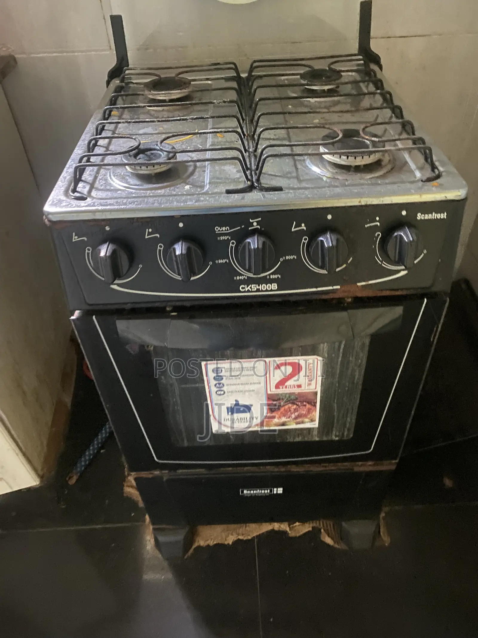 Standing Burner Scanfrost