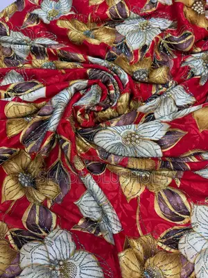 Italian Silk With Luxury Stone Italian Chiffon With Luxury Stone