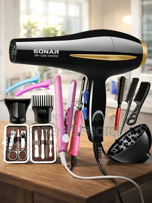 Professional Hair Dryer for Drying and Styling Hair, 12-in-1