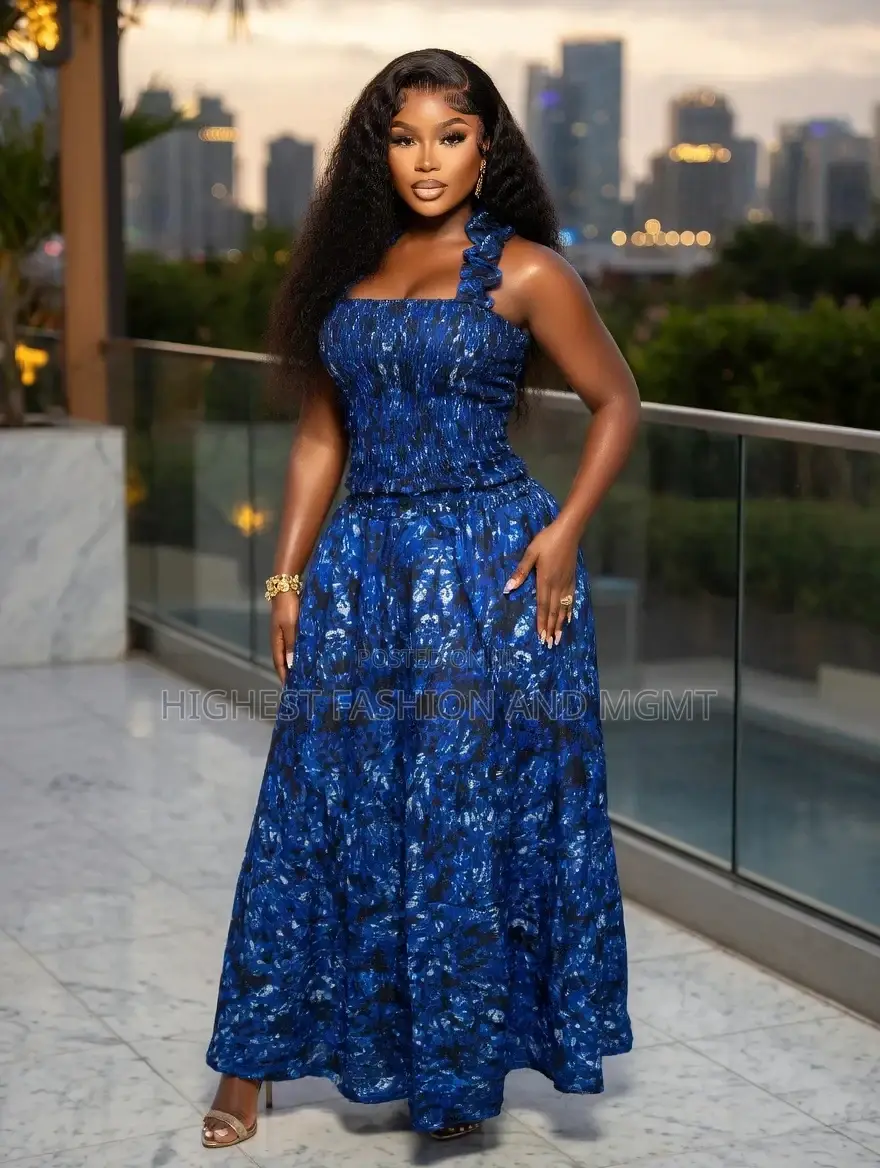 Smocked Long Gown - Style 732