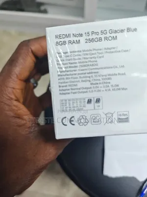 New Xiaomi Redmi Note 15 256 GB Black