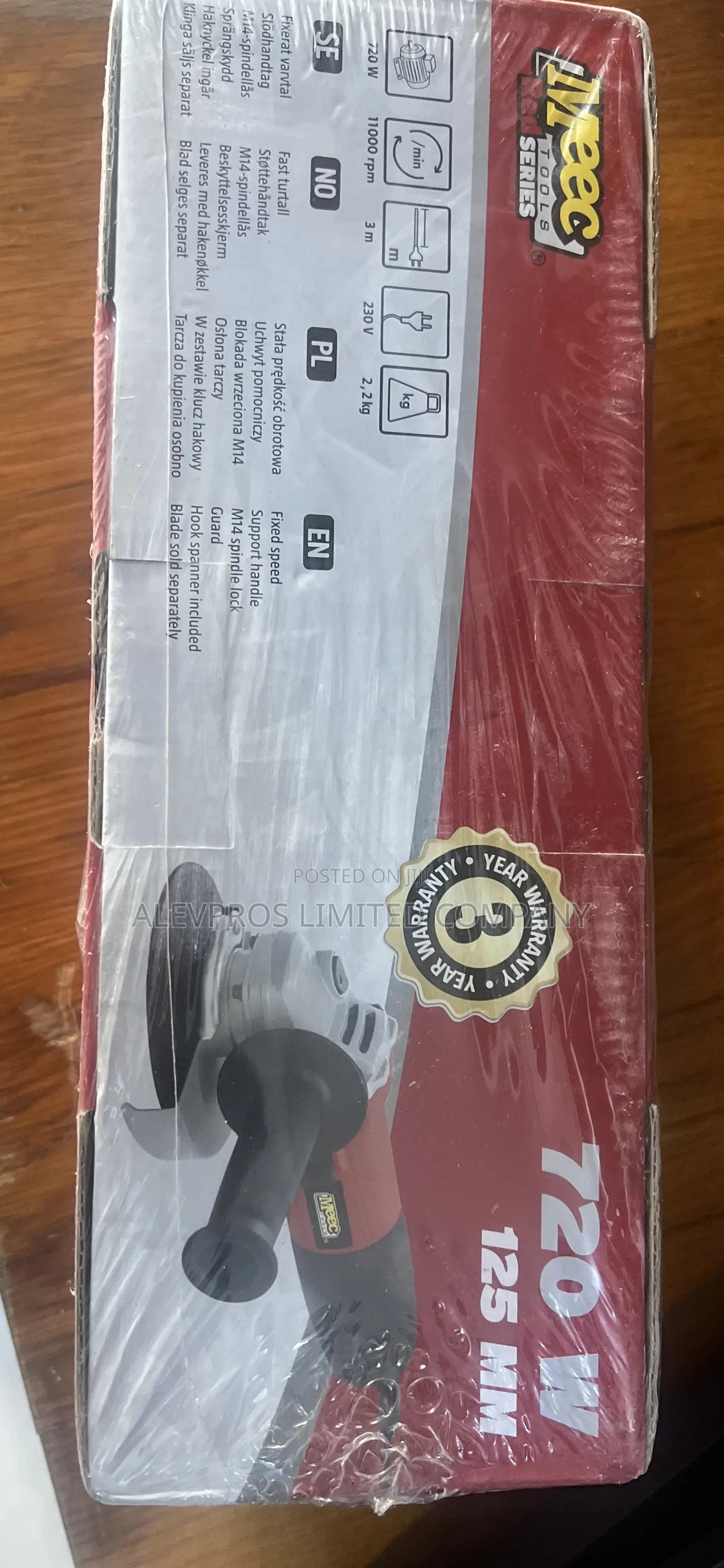 Meec Tools Angle Grinder