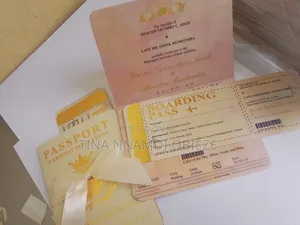 Passport Invitation Card