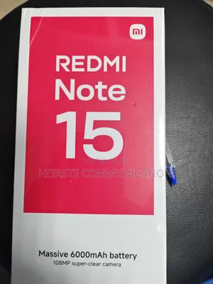 New Xiaomi Redmi Note 15 256 GB Black