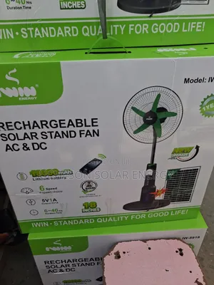 Iwin Rechargeable Solar Fan