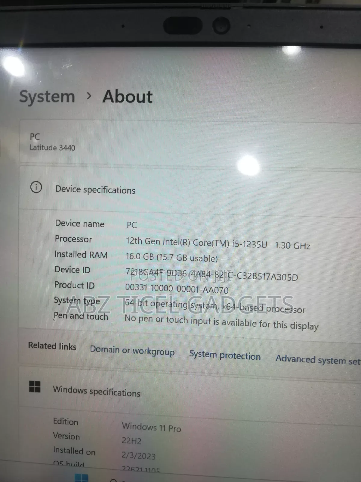 Laptop Dell Latitude 3440 16GB Intel Core i5 SSD 256GB